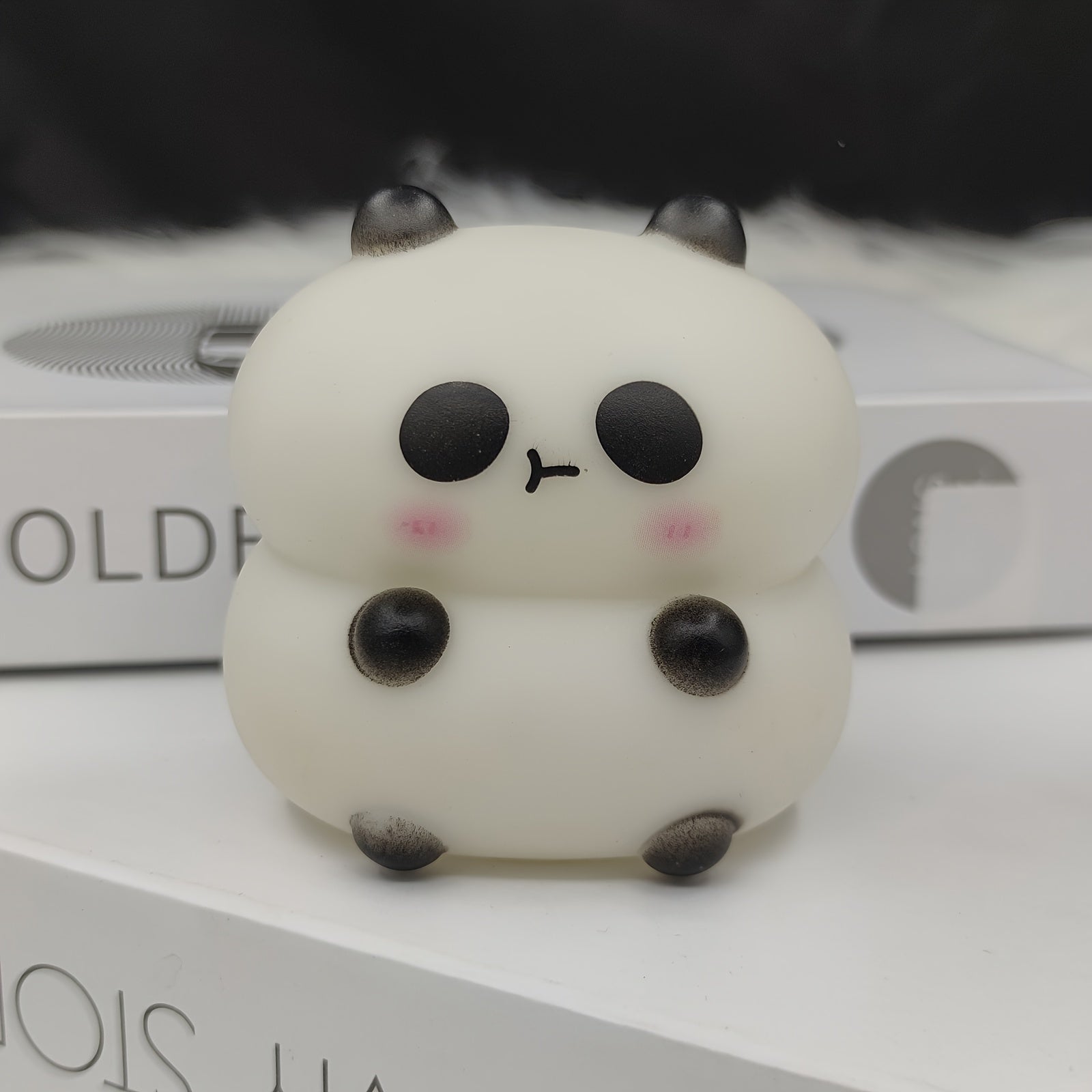 Panda Night Light 1pc Battery-Operated LED Desk Lamp Soft Glow Kids Decor