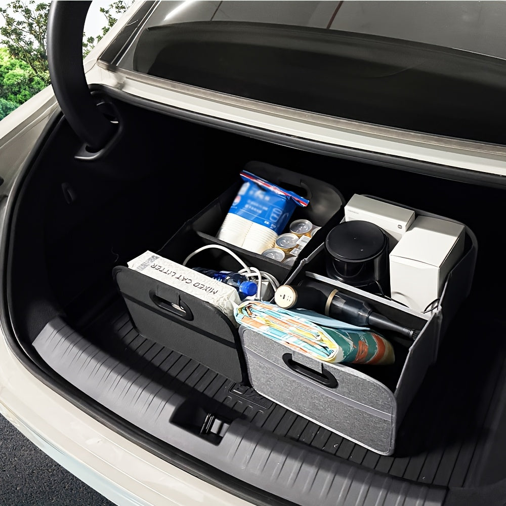 36L Collapsible Car Trunk Organizer Foldable Storage Box for Auto, Camping, Picnic