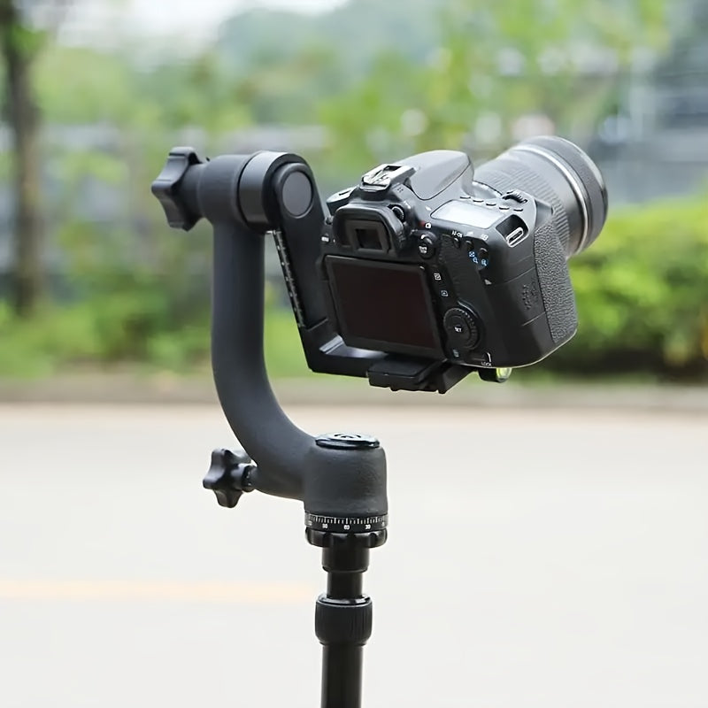 Aluminum Alloy Gimbal Tripod Head for Telephoto Lens Bird Watching Photography