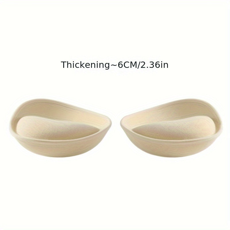 Women's Cotton Bra Padding for Small or Flat Chested A Cup Support Thickened Pads