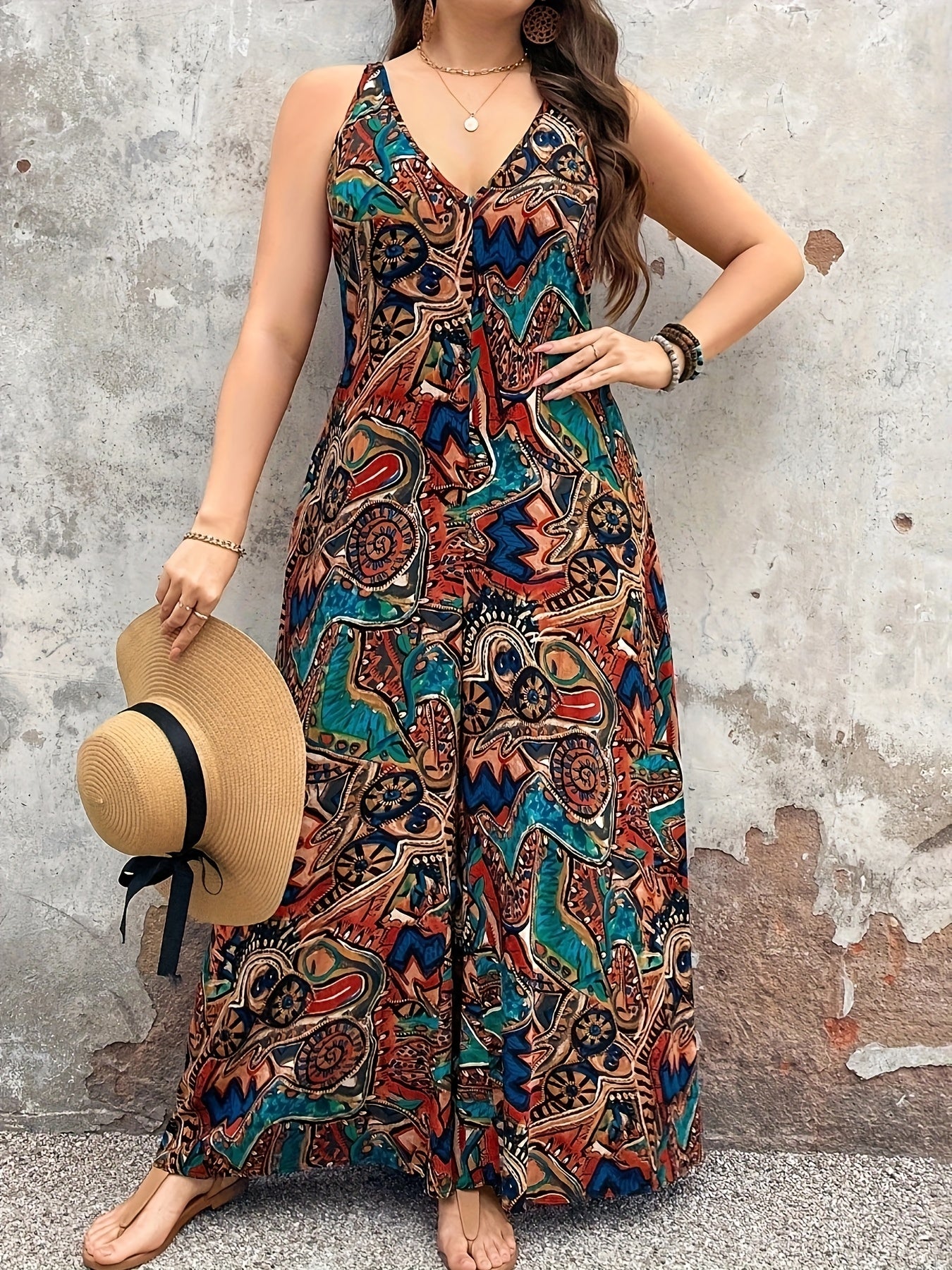 Large Size Jumpsuit Cotton Plus Size Casual Womens Playwear