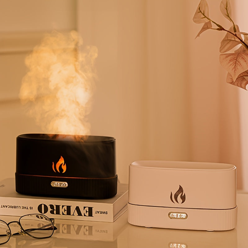 USB-Powered Aromatherapy Diffuser with Soundwave Technology LED Light Cool Mist Humidifier for Essential Oils