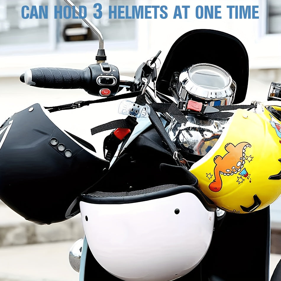 Motorcycle Helmet Lock Universal Bike Handlebar Lock for 22-28mm Tubing