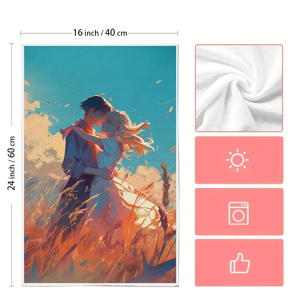 Ultra-Soft Kitchen Towels 40x60cm Absorbent Dish and Hand Towels