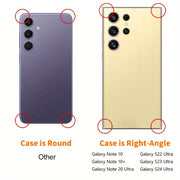 Galaxy S20 S21 S22 S23 S24 5G Ultra Plus Phone Case with Spinning Gyro Electroplating Bracket and Camera Protection