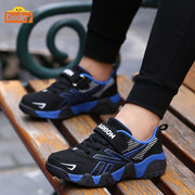 Kids Sports Shoes Breathable Fabric Upper Argyle Pattern for Ages 14 and Under