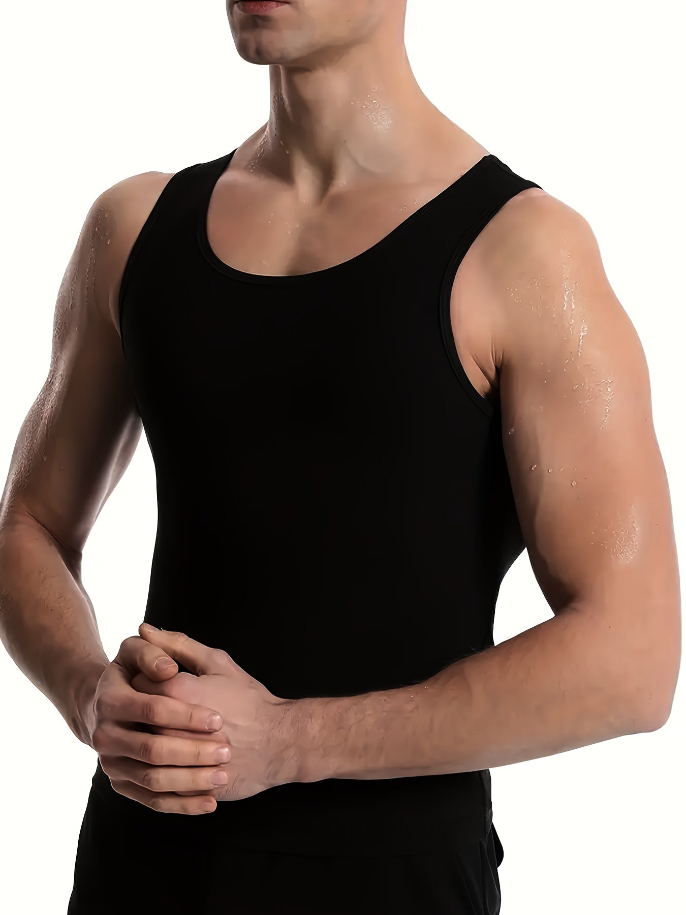 Men's Sweat-Wicking Athletic Tank Top for Running Training and Outdoor Sports
