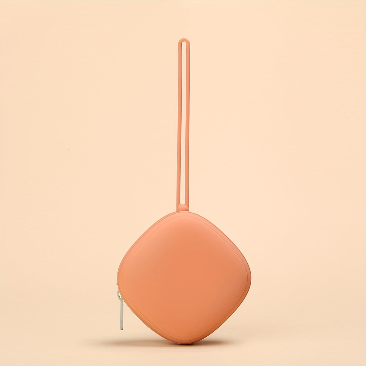 Силиконовый чехол для сосок для младенцев с молнией, ремешком и карманом для соски без BPA. Портативный контейнер для сосок, изготовленный из силикона.