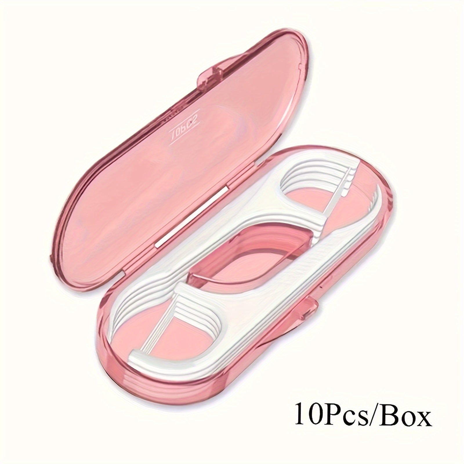 10 dona Floss Dispenser Pack Tish tozalovchi portativ gigienik anti-slid yashil