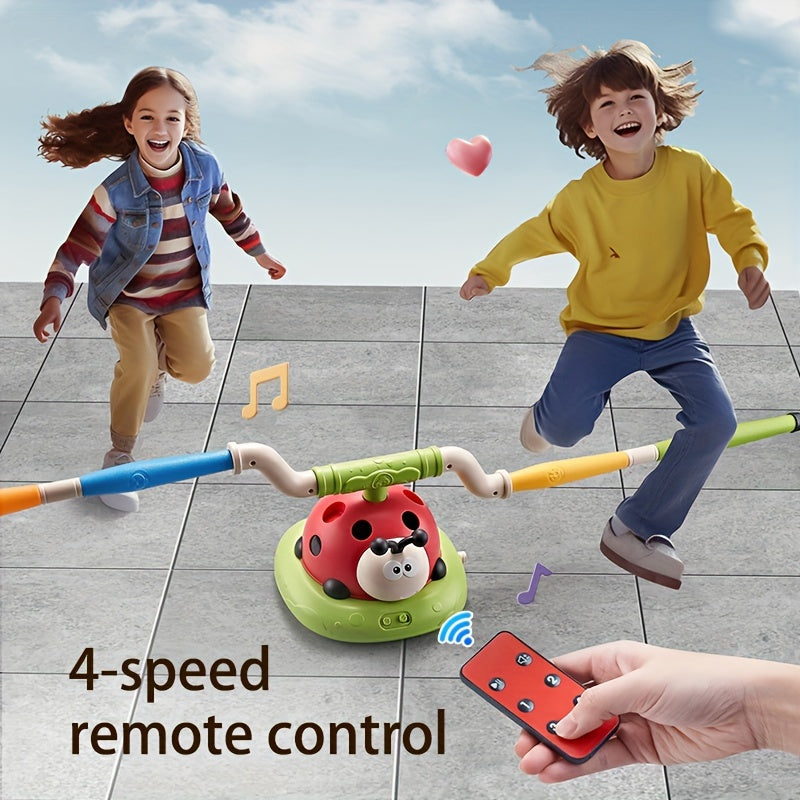 3-in-1 Ladybug Motor Exercise Machine for Children Age 3+ ABS Indoor Outdoor Play