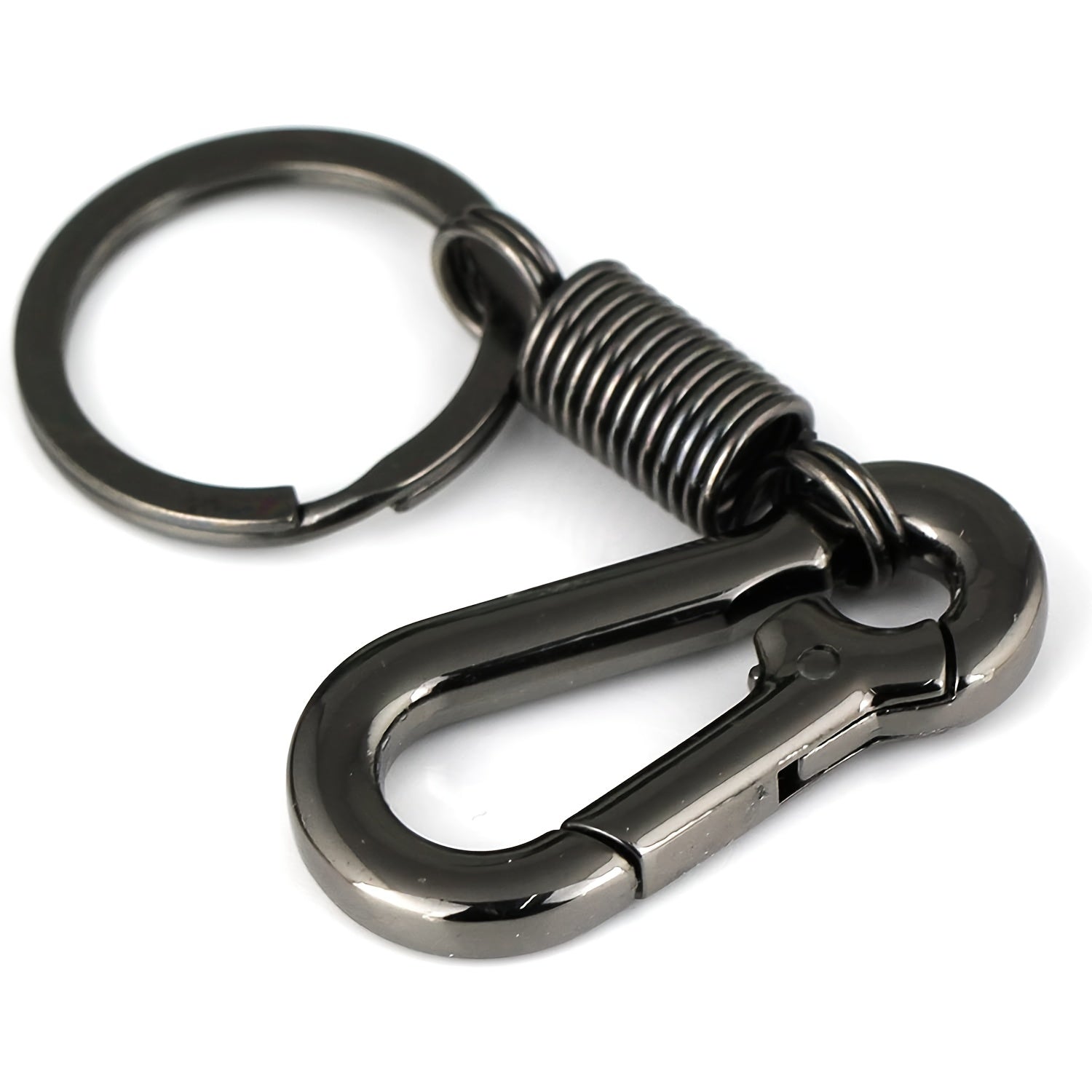 Vintage-Inspired Metal Carabiner Keychain for Keys and Bags