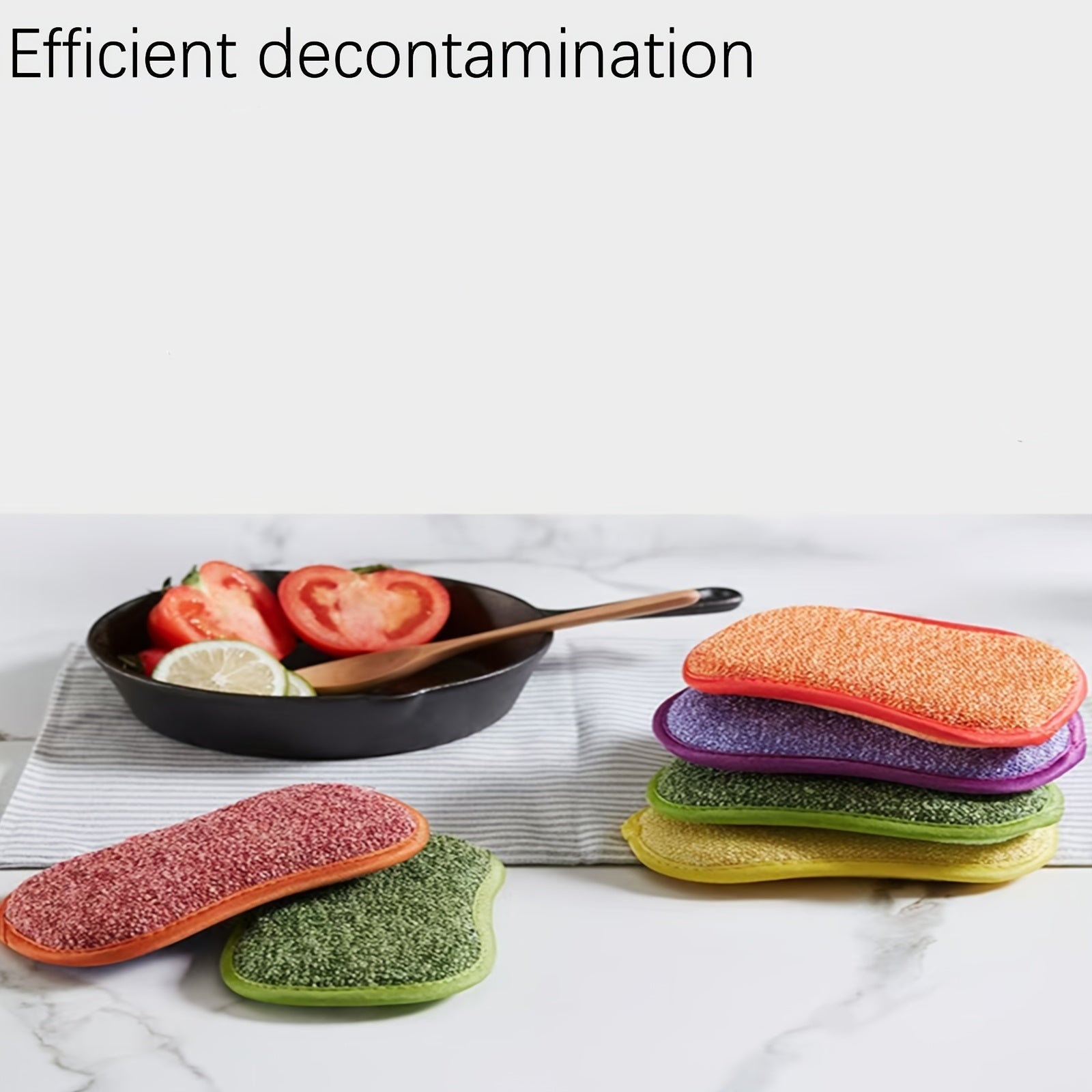 Multi-Functional Kitchen Cleaning Sponge Set of 3-5 Pieces Strong Decontamination