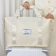 Women's Polyester Duffel Bag Set with Toiletry Bag Shoe Compartment Wet Pocket and Multiple Compartments