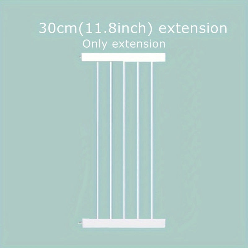 Steel Dog Gate for Doorways and Stairs Auto Close Walk Thru Indoor Outdoor