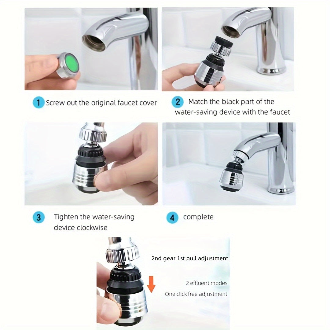 360° Rotating Faucet Extender Water-Saving Leak-Proof for RVs and Hotels