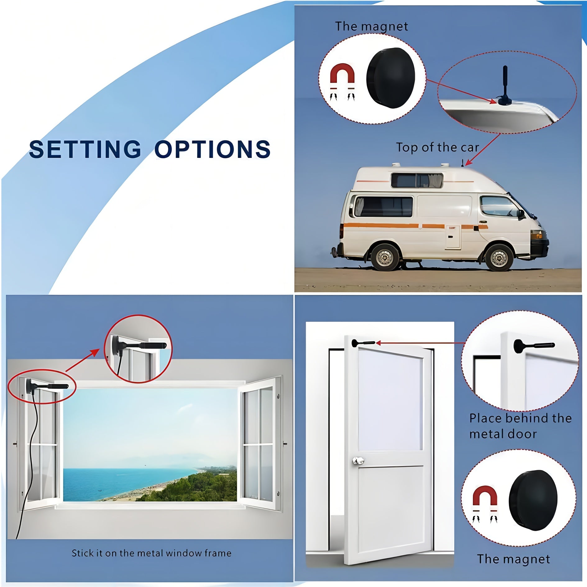 High-Definition 6800 Mile Indoor Outdoor TV Antenna Supports 4K1080 Smart TV