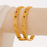 Ethnic Style Bracelet for Women Dubai African Nigeria Wedding Jewelry Elegant Closed Mouth Design
