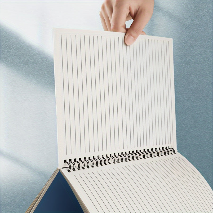 Set of 4 A5 Spiral Notebooks 320 Pages Gradient Blue Office Supplies