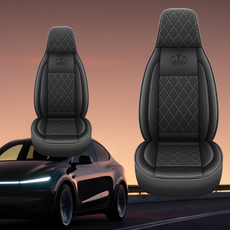 Universal avtomobil o'rindiq qopqog'i to'plami faux charm all-weather oldingi qator