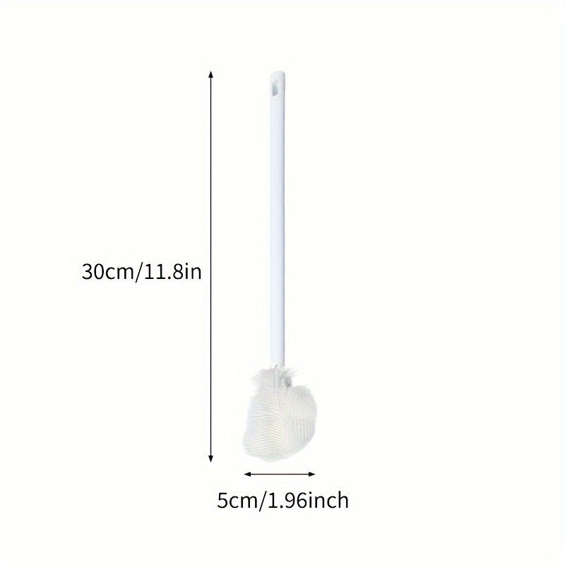 Long-Handled Bottle Brush with Soft Bristles for Narrow-Mouth Glassware