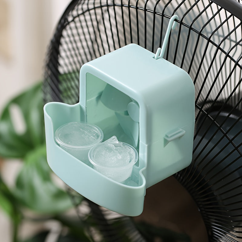 Portable Clip-On Fan Cooler with Ice and Mist Cooling Technology Battery-Free Lightweight Compact Personal Summer Fan
