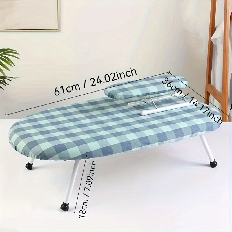 Foldable Ironing Board with Heart and Geometric Design for Home and Office Use