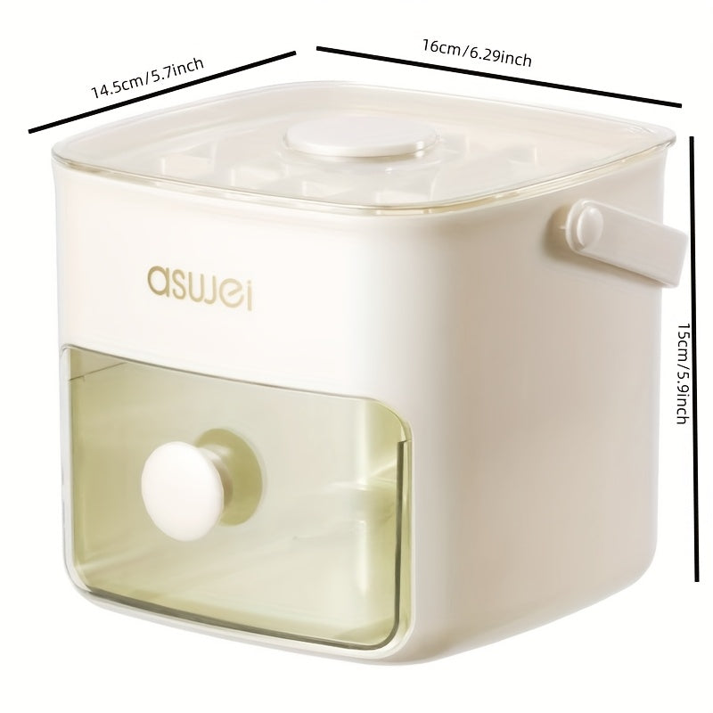 Extra Large Ice Maker Countertop with Dual Food-Grade Trays for Drinks