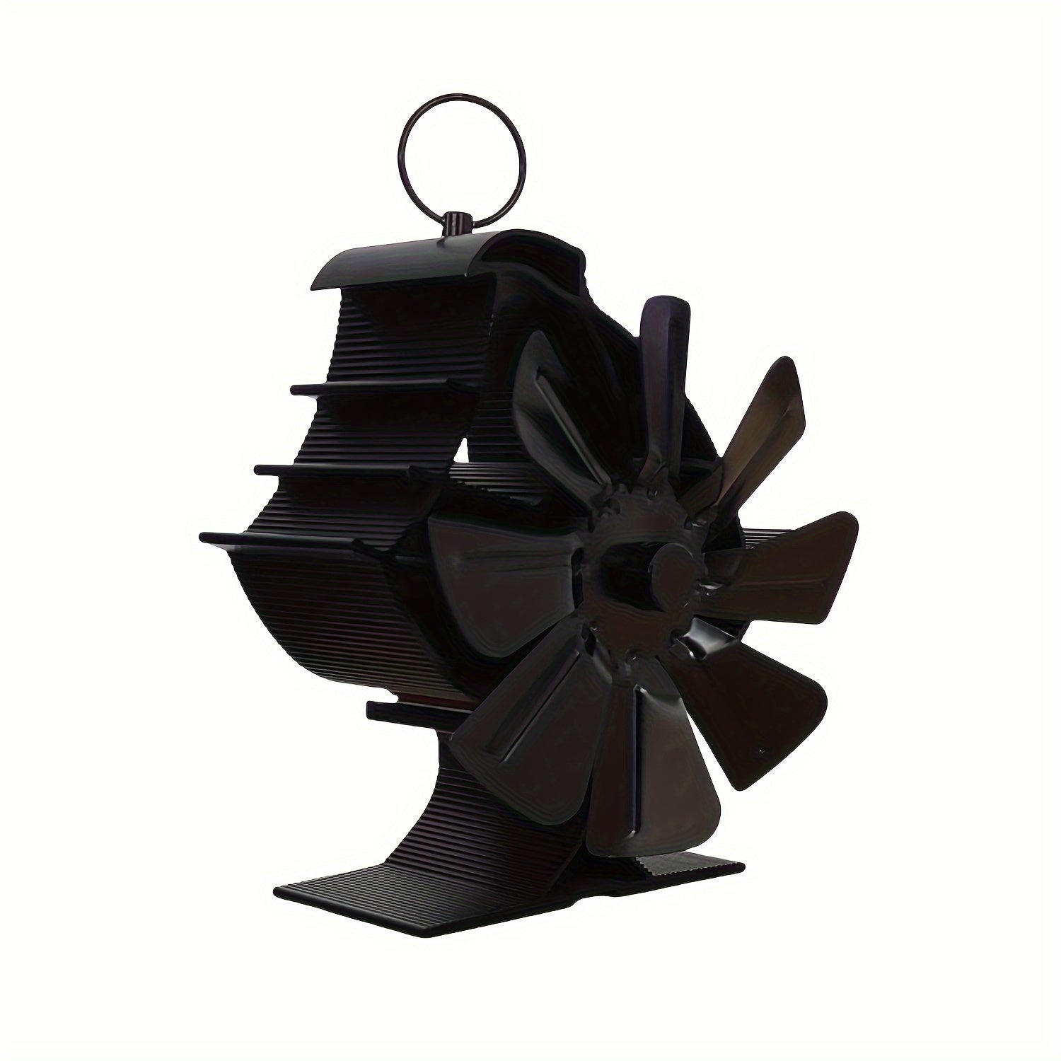 Alüminium Kamin Fanati, Kema Dizayni bilan, 8 Pichoq, 200 CFM, Yuqori Tezlik