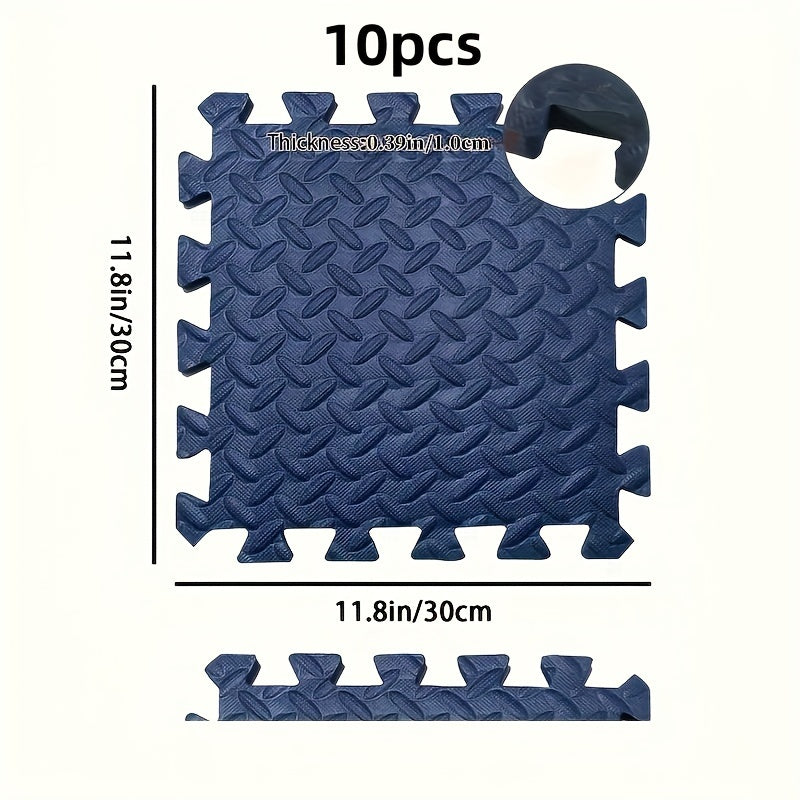 Foam Play Mats 10-Pack for Children Non-Slip Waterproof Climbing 30cm x 30cm