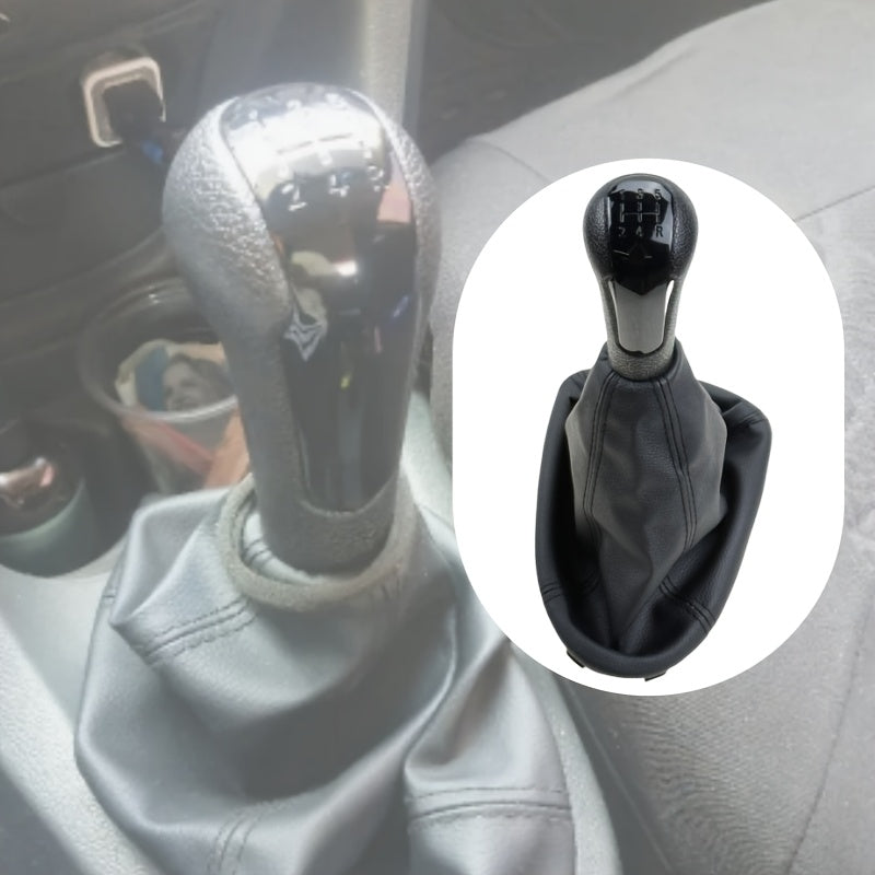 Manual Shift Lever for Car, Faux Leather Boot, 5-Speed, Easy Install