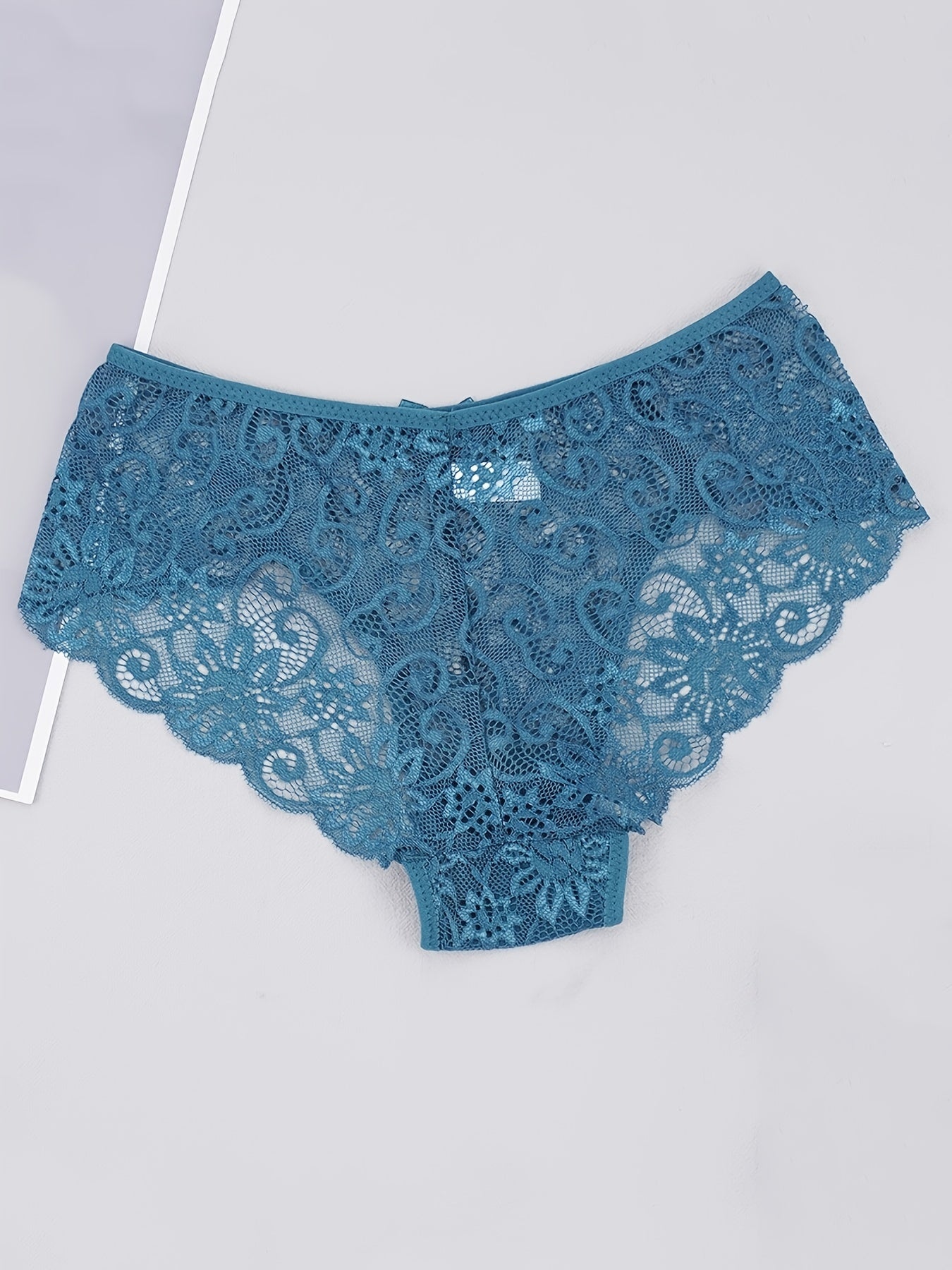 Women’s Lace Mid Waist Panties 5-Pack Comfortable Underwear