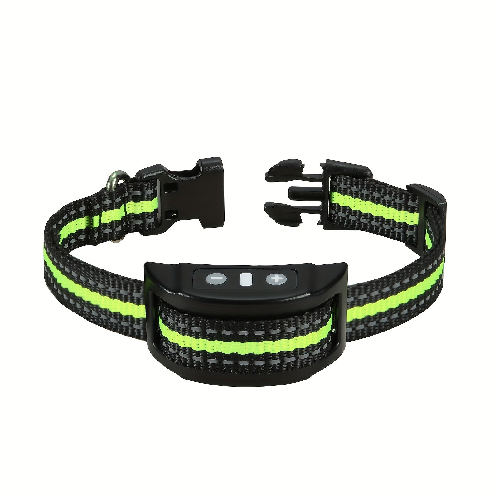 Nylon Dog Bark Control Collar with Rechargeable Lithium Battery and Adjustable Strap