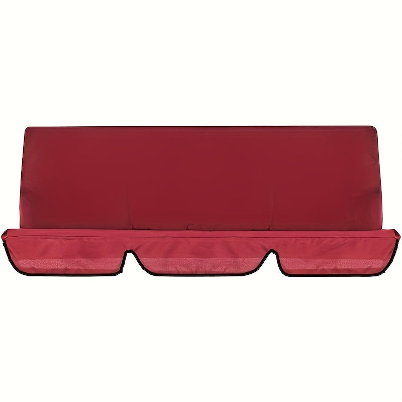 Cubierta impermeable roja para columpio de porche con correas ajustables 149.86x48.26x10.16 cm
