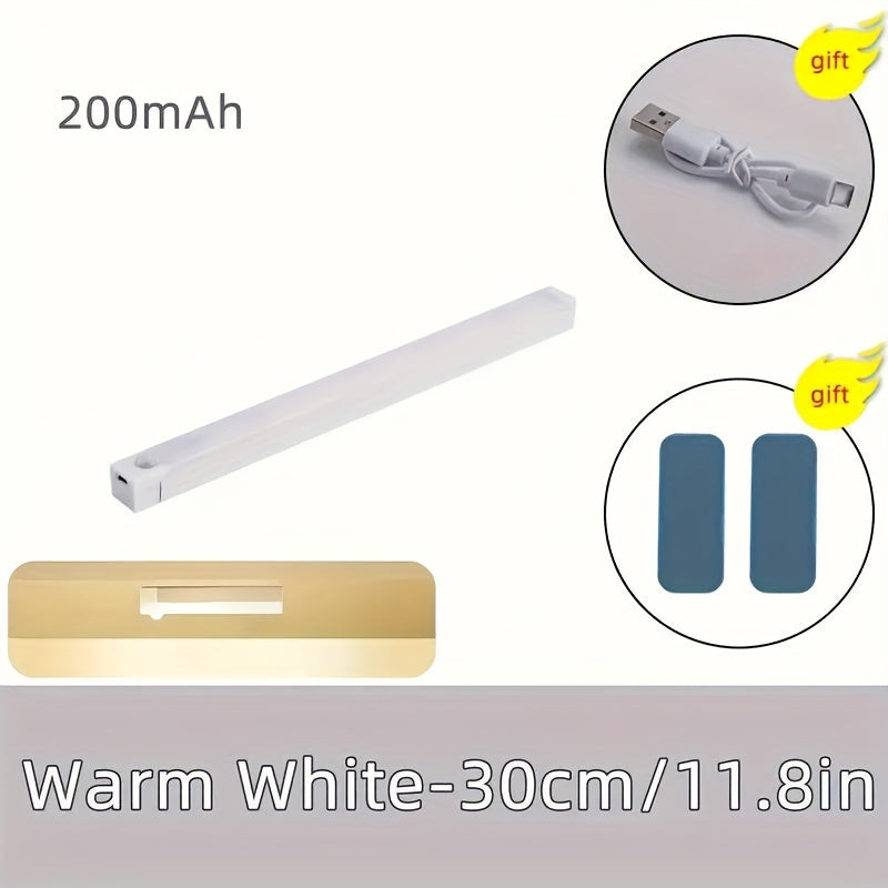 Wireless LED Cabinet Light with Magnetic Mount USB Rechargeable for Indoor Use