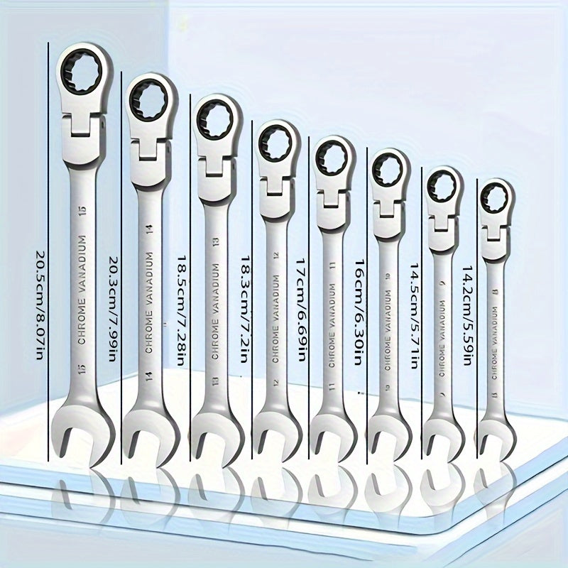 Universal Ratchet Wrench Set with Manual Car Repair Tools