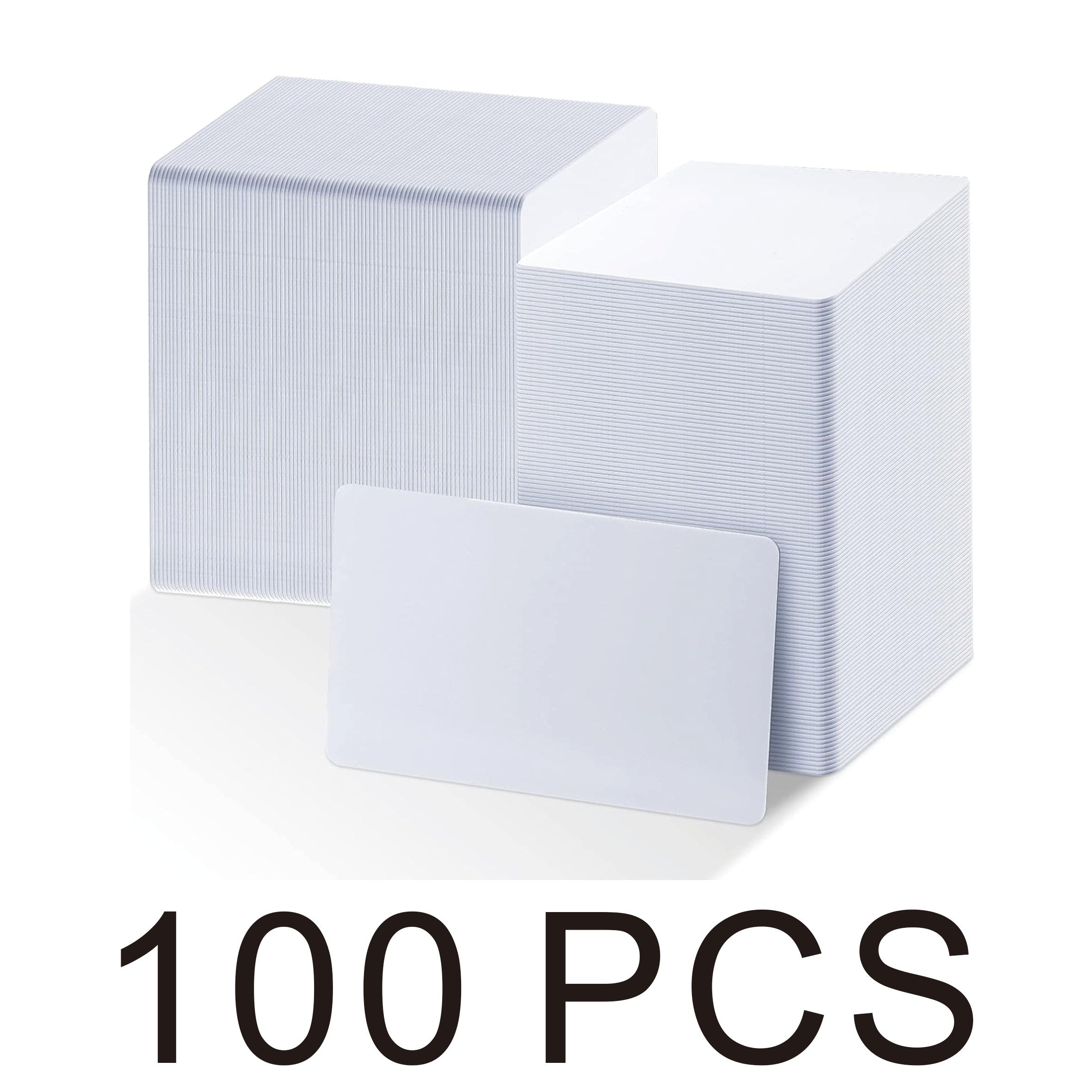 Premium White PVC Cards 30 Mil for ID Badge Printers Glossy Blank CR80