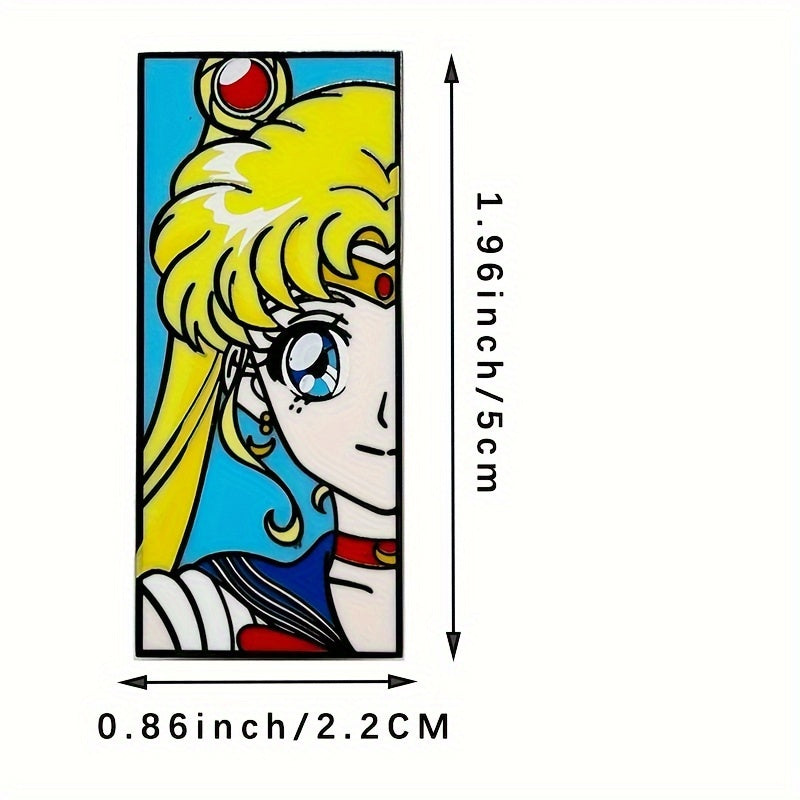 Colorful Enamel Pin Badge with Anime Cartoon Design for Clothing and Backpack Accessories