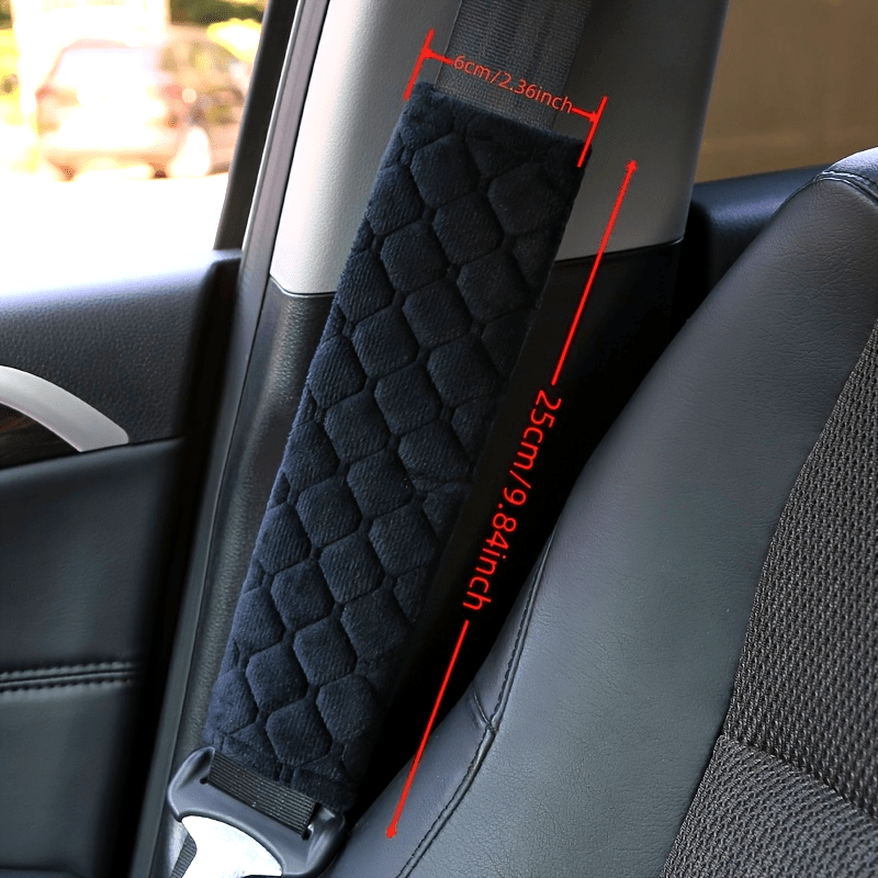 2Pcs Soft Car Seat Belt Shoulder Protector Pads for Adults Teens Comfortable