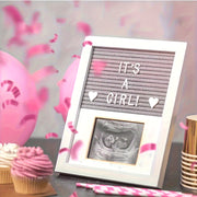 Wooden Photo Frame for Kids Nursery Decor for Baby Ultrasound and Memories