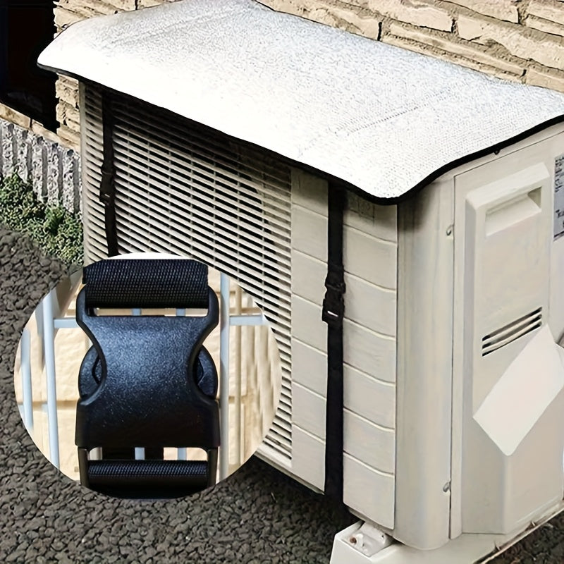 Dual-Sided Aluminum Foil Air Conditioner Cover UV Protection Weatherproof Outdoor AC Unit