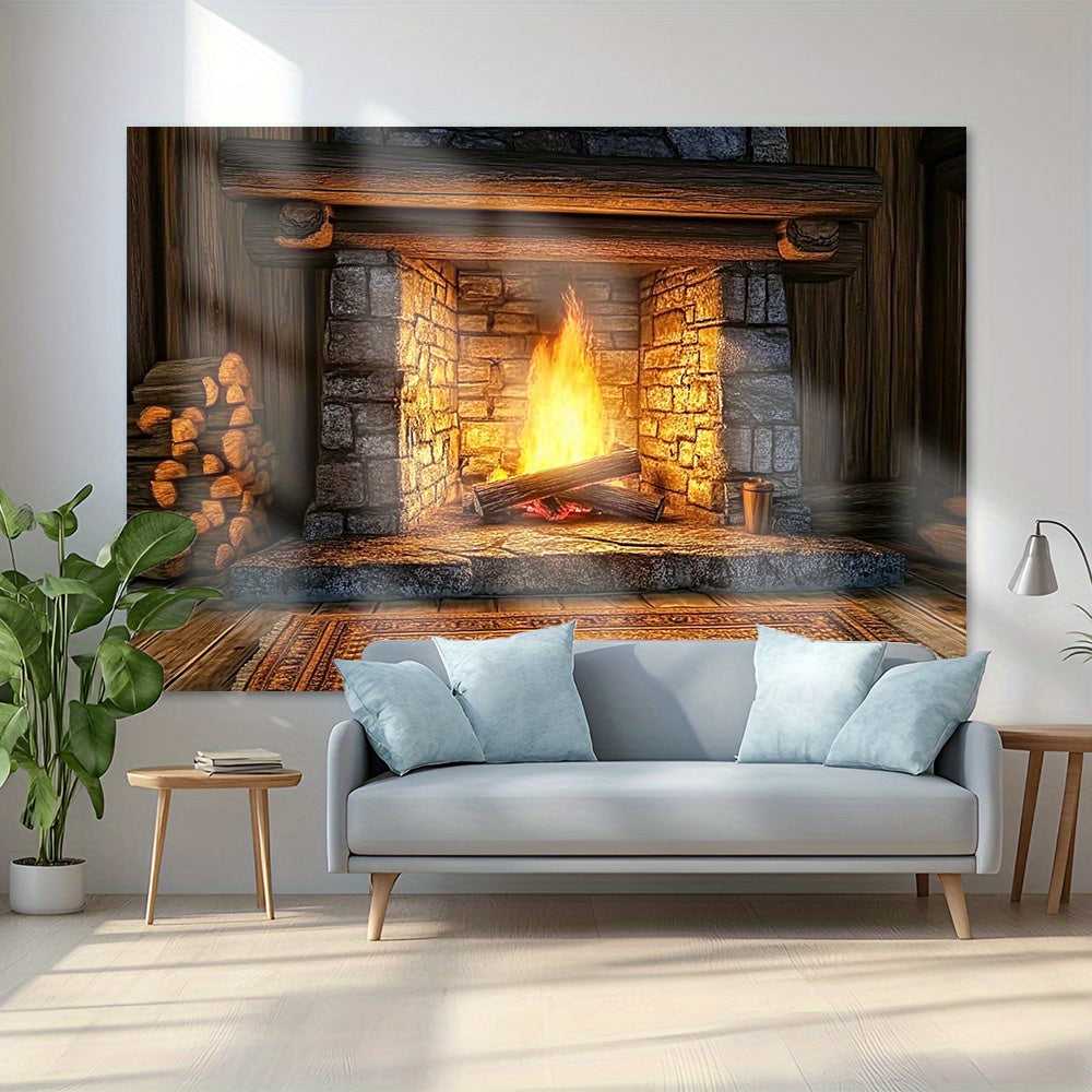 Ko‘p funksiyali pechka olov fon rasmi bayram fotosuratlari va tadbirlar uchun