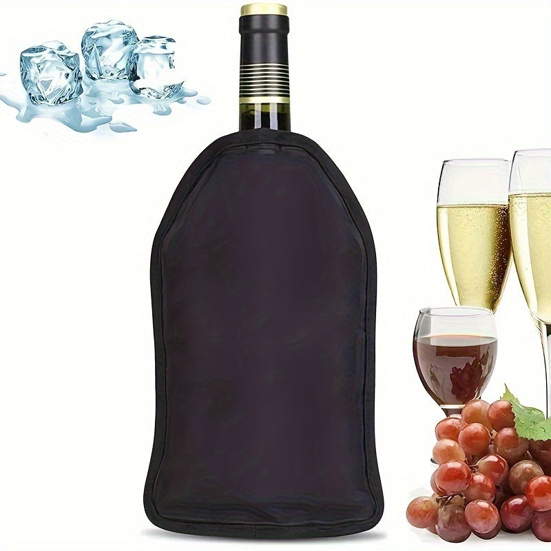 Nylon Wine Cooler Sleeve Portable Ice Bag for 750mL Bottles No Electricity