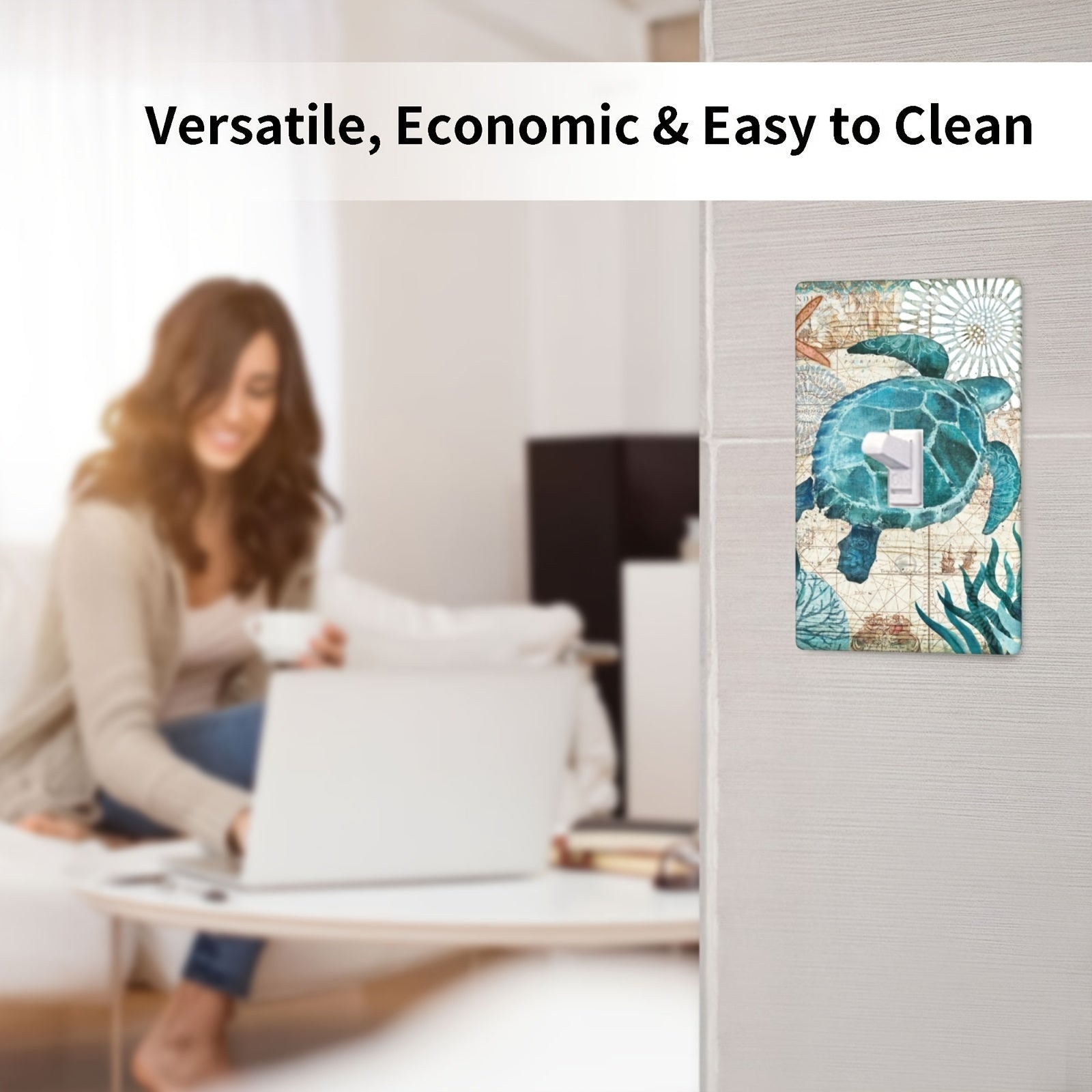 Placa de interruptor de un solo rocker para mapa náutico, decoración de iluminación y pared decorativa