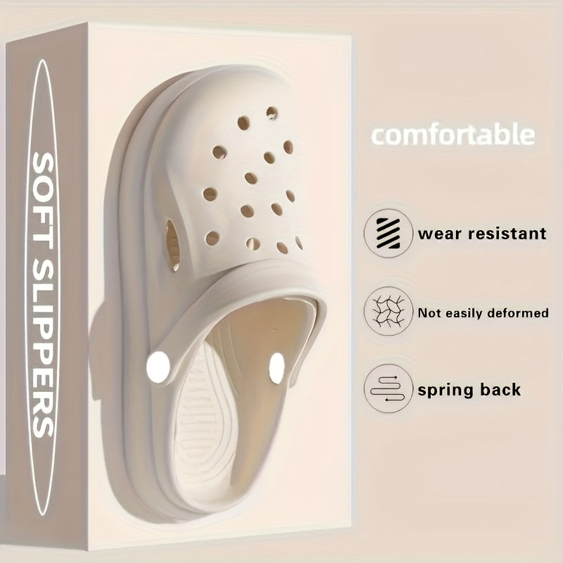 Women's and Men's EVA Clogs Lightweight Breathable Non-Slip Beach Shoes