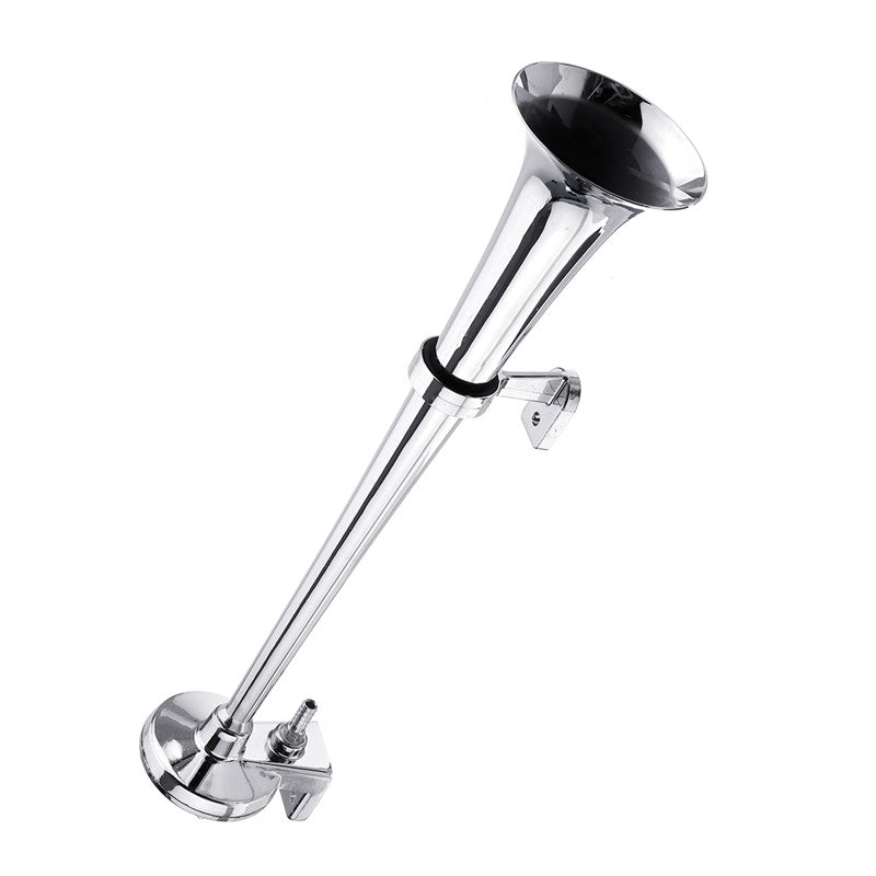 12V 120dB Air Horn Kit Chrome Finish for Trucks Cars Boats Durable