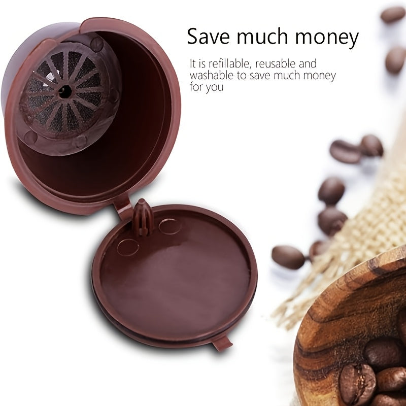 Set of 5 Reusable Coffee Capsules for Nescafe Dolce Gusto Machines Eco-Friendly Refillable Cups