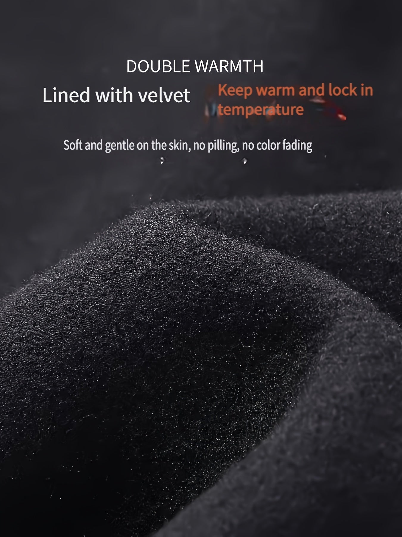 Men's Fleece-Lined Athletic Set in Blue for Running Gym Workouts Autumn Winter