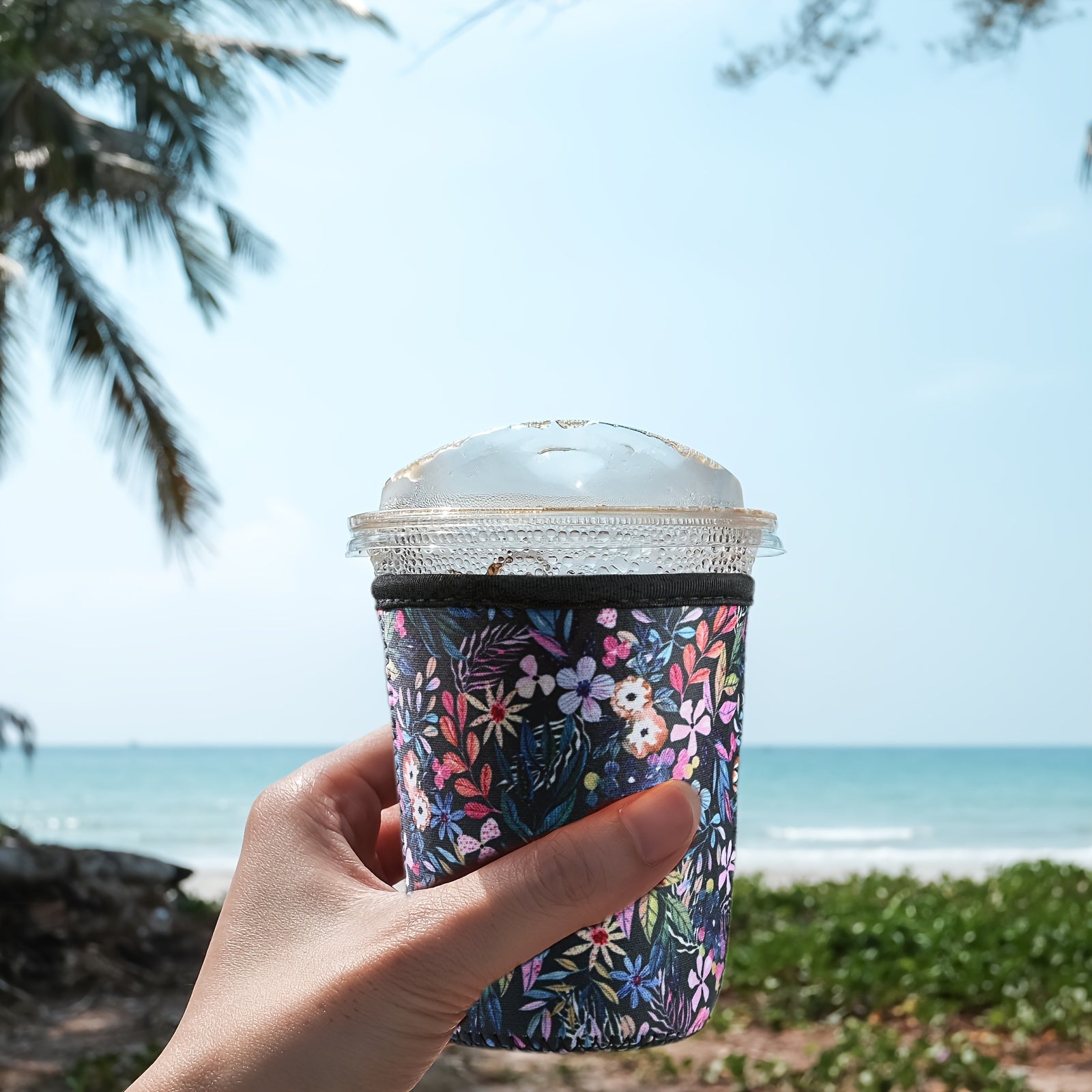 [Mijozlar Sevimlisi] Qayta ishlatiladigan Neopren Qopqoq Muzlatilgan Qahva va Sovuq Ichimliklar Uchun - Ichimliklarni Uzoqroq Izolyatsiya Qilib Turadi