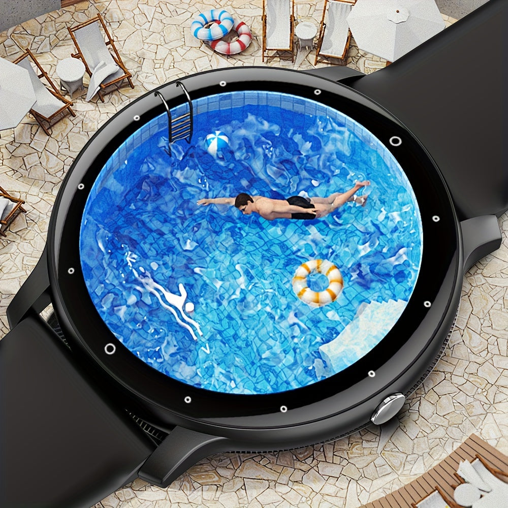 Мужчины Женщины Сенсорные Смартчасы с Беспроводной связью, Музыкой, Голосовым управлением, Спортивными режимами