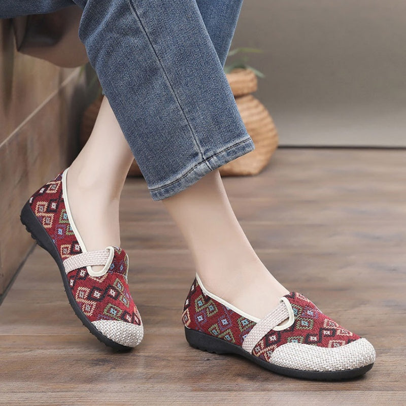 Zapatos planos bohemios de mujer, ligeros, slip-on, mocasines casuales para playa y vacaciones